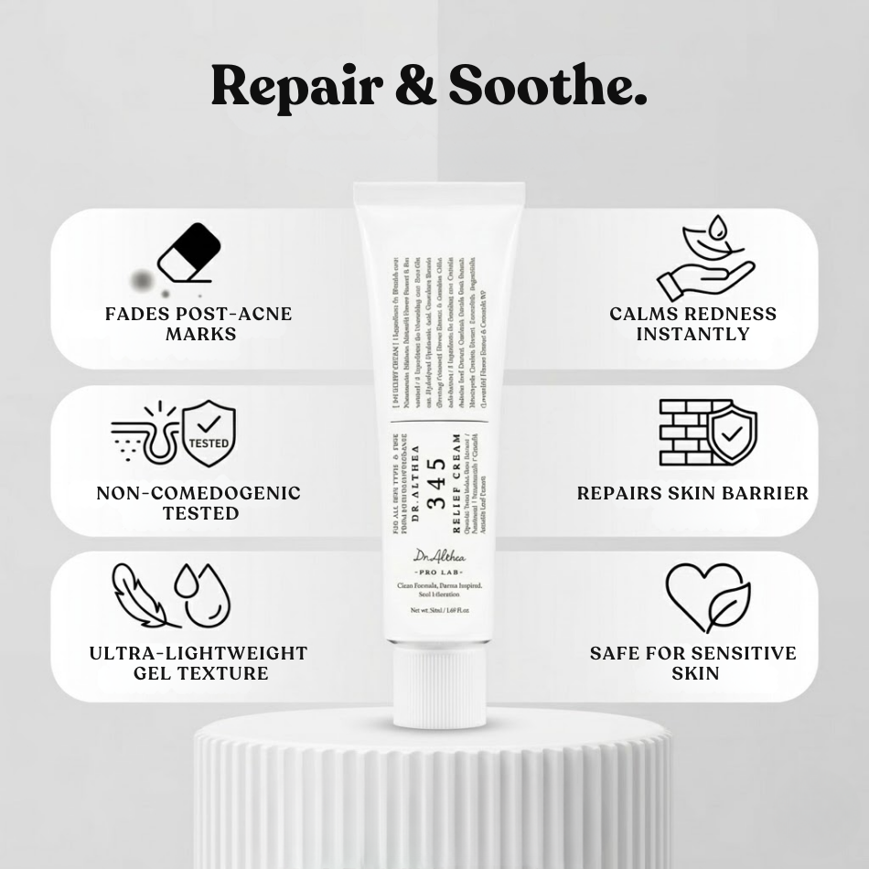 Dr. Althea 345 Relief Cream — Post-Acne Repair Moisturizer · 50ml
